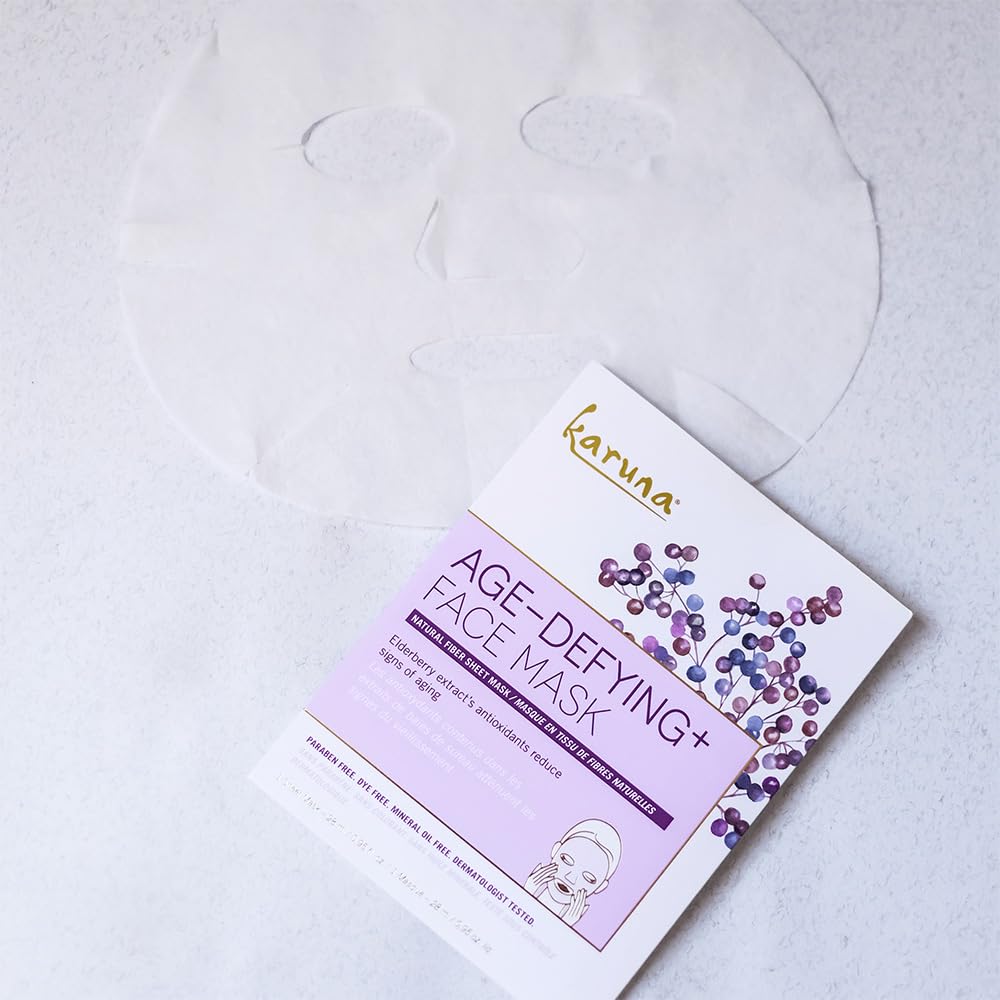 Karuna Skin clarifying mask sheet supports clearer complexion and balance.