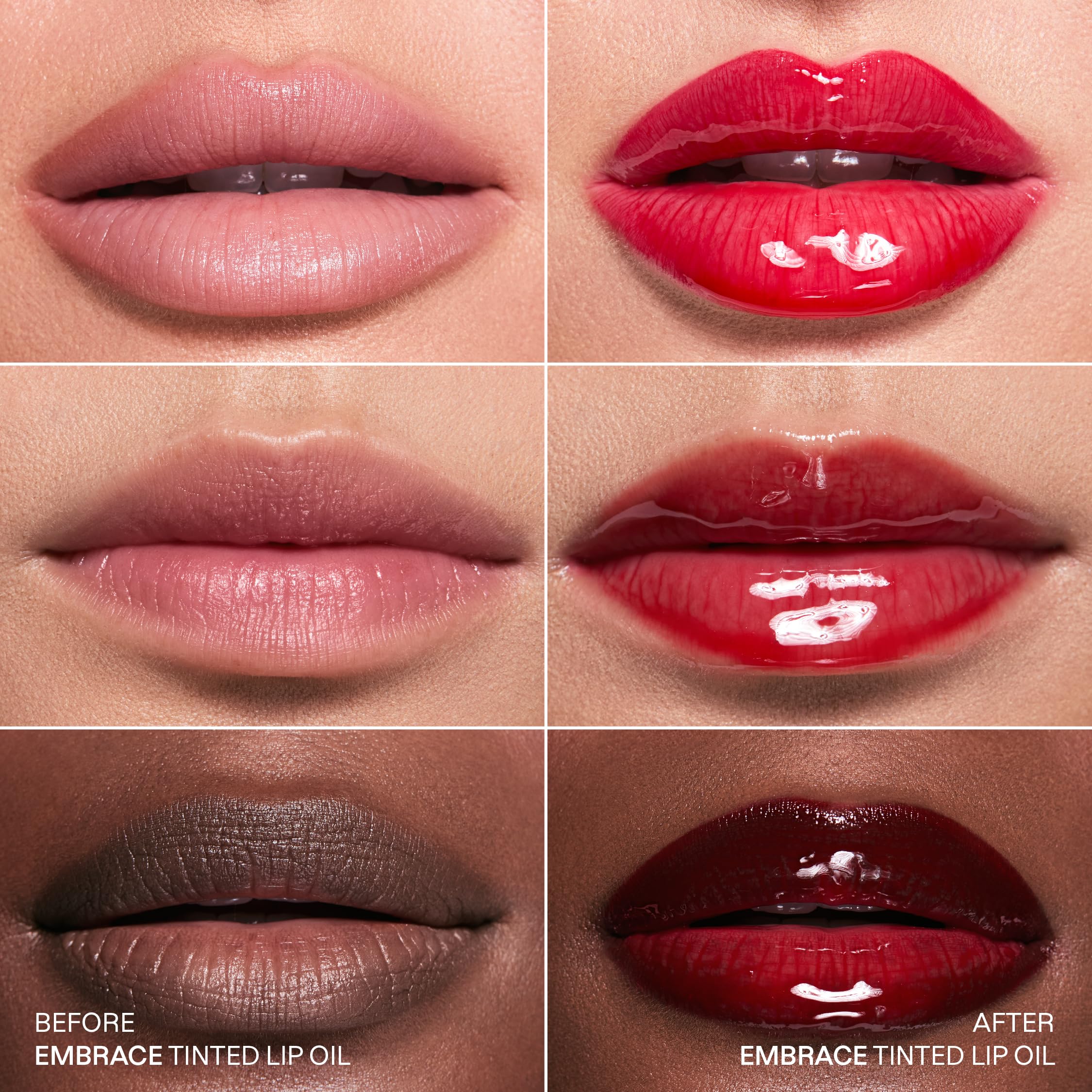 Karuna Embrace application on lips during morning routine for subtle color.