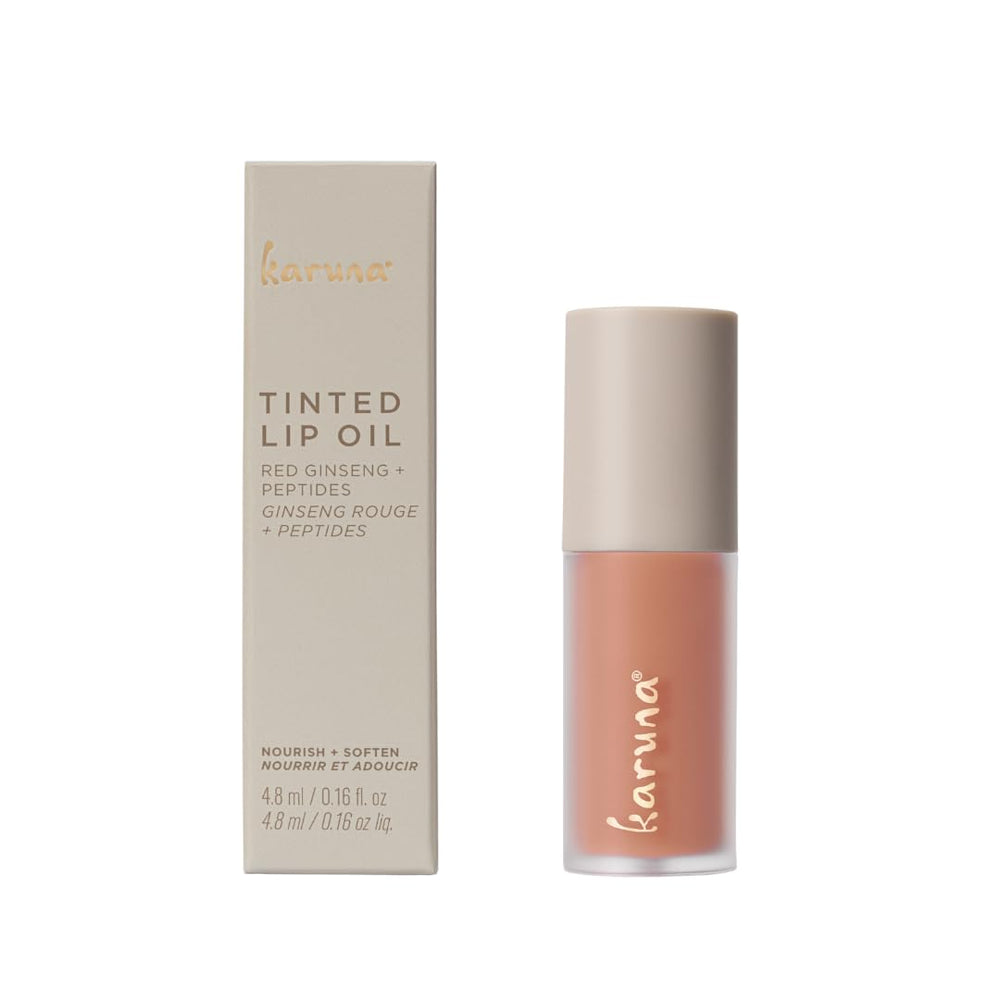 Swatch close-up shows silky tint that moisturizes without heaviness.