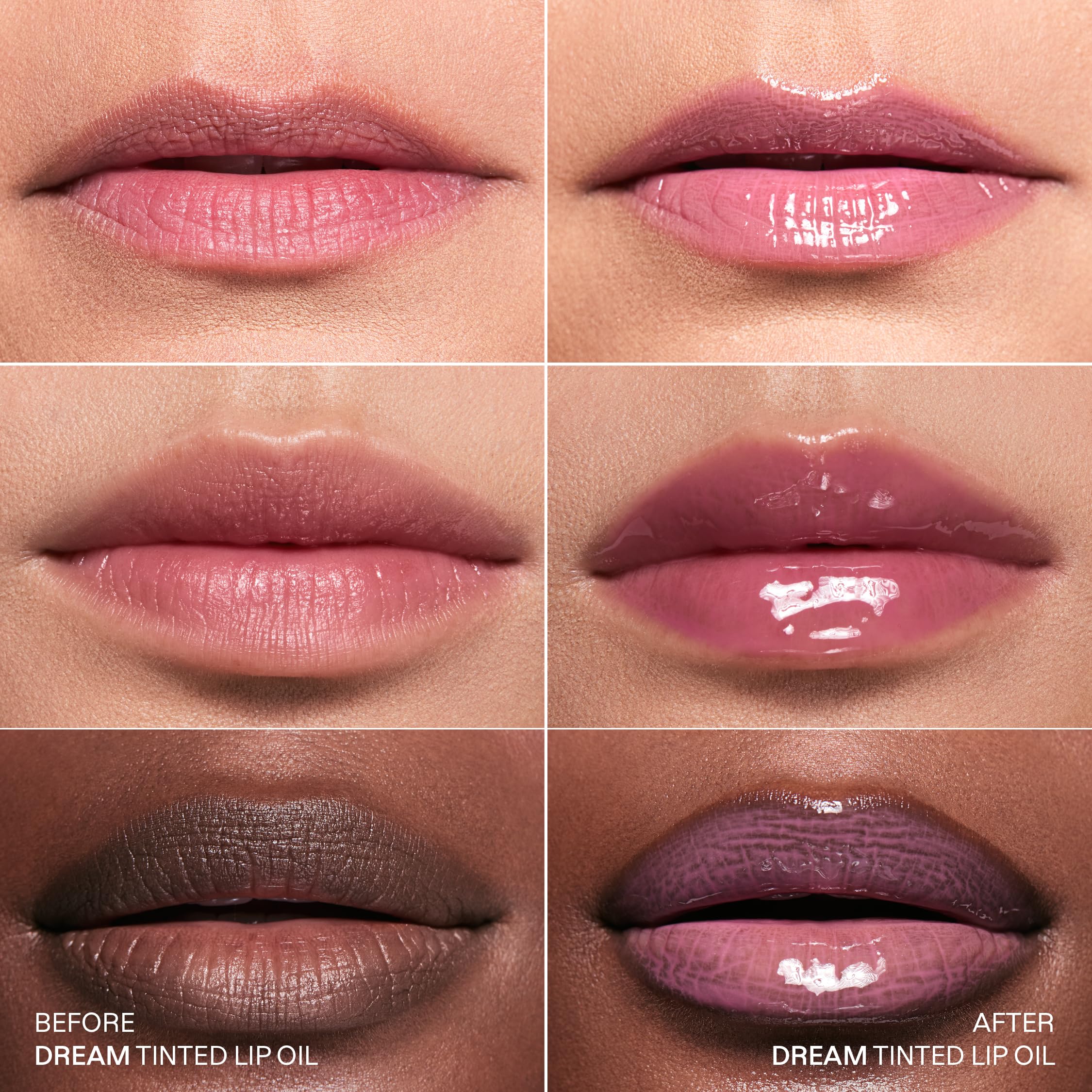 Karuna vegan lip tint on lips shows ethical, guilt-free color.