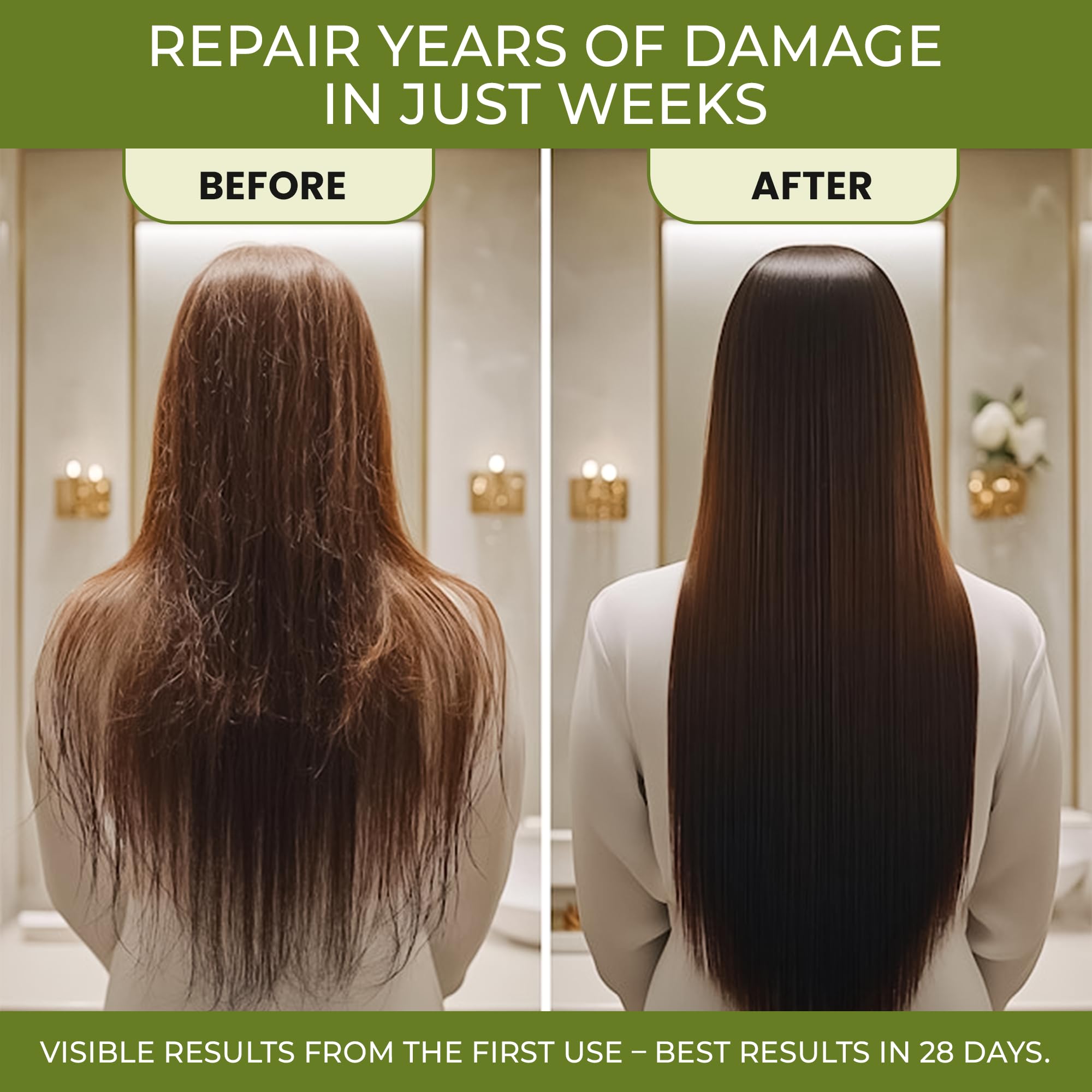 Creamy consistency of Karvannall mask ready for deep conditioning at home with Karvannall