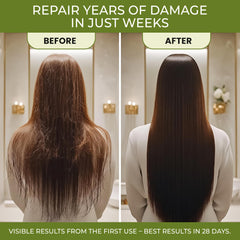 Creamy consistency of Karvannall mask ready for deep conditioning at home with Karvannall