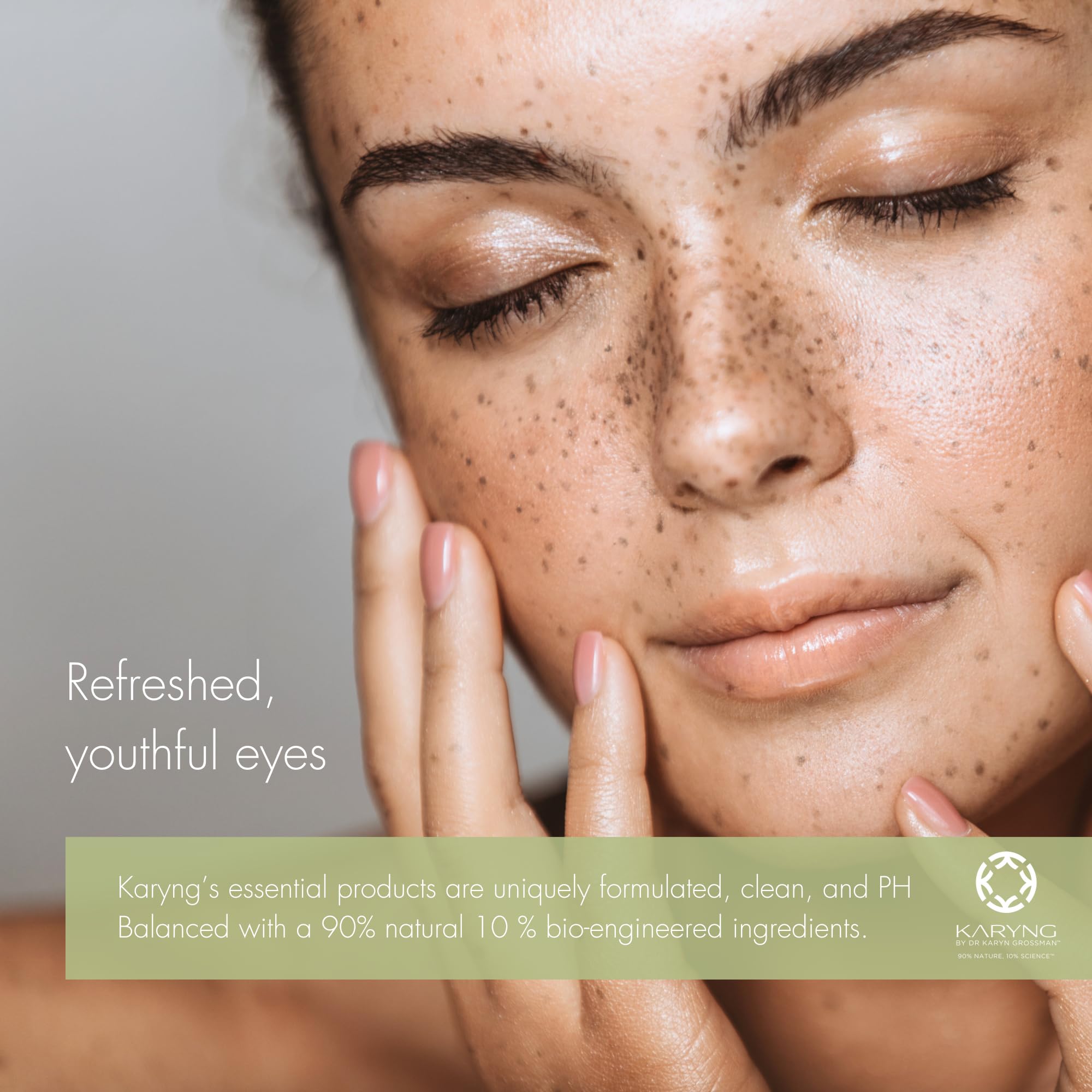 KARYNG Revitalizing Peptide Eye Cream brightening effect around the eye area.