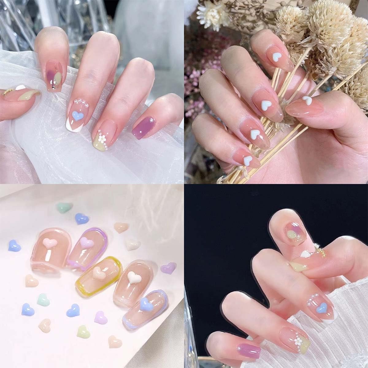 KASOICRA nail art charms packaging and usage guidance