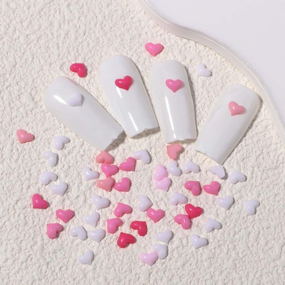 KASOICRA resin heart charm close-up showing smooth finish