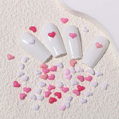 KASOICRA resin heart charm close-up showing smooth finish