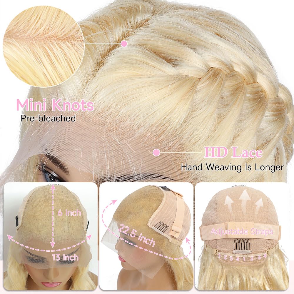 Kassamo pre-plucked natural-look 613 wig for a ready-to-wear look