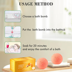 Kastu bath bomb with essential oils scent for spa like relaxation