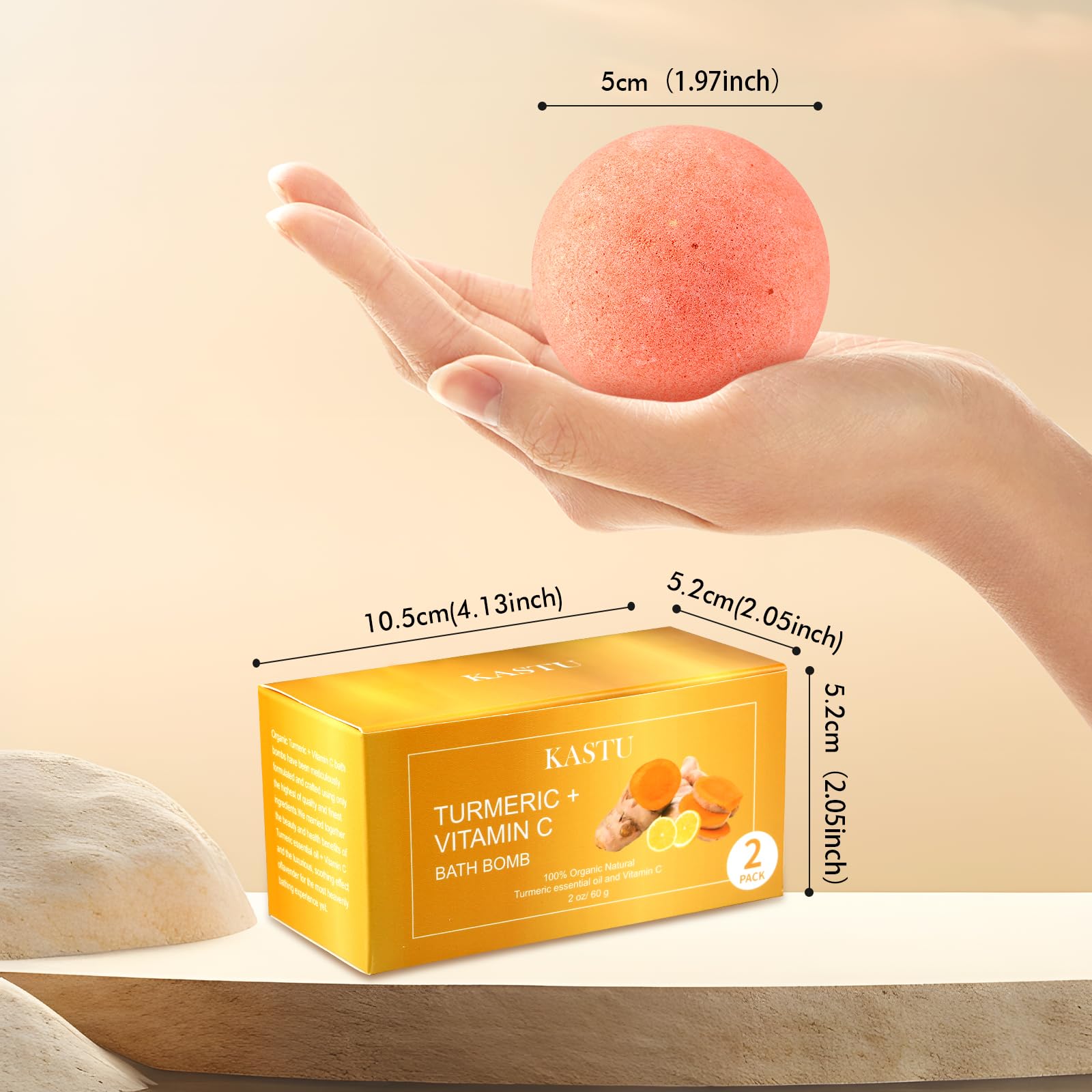 Kastu fast dissolving bath bomb creates rich bubbles quickly