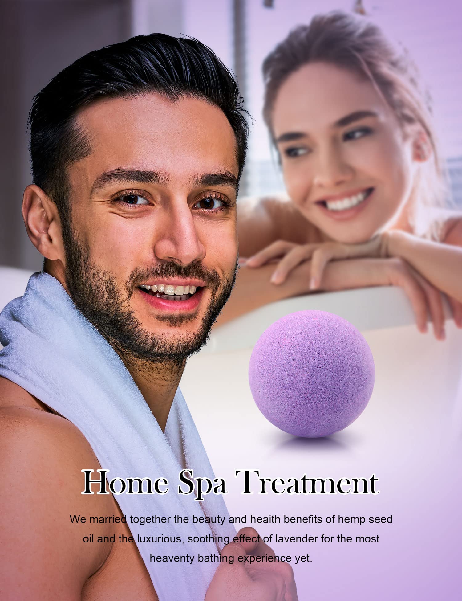 Kastu bath bombs lavender oil for relaxing aromas and smooth skin