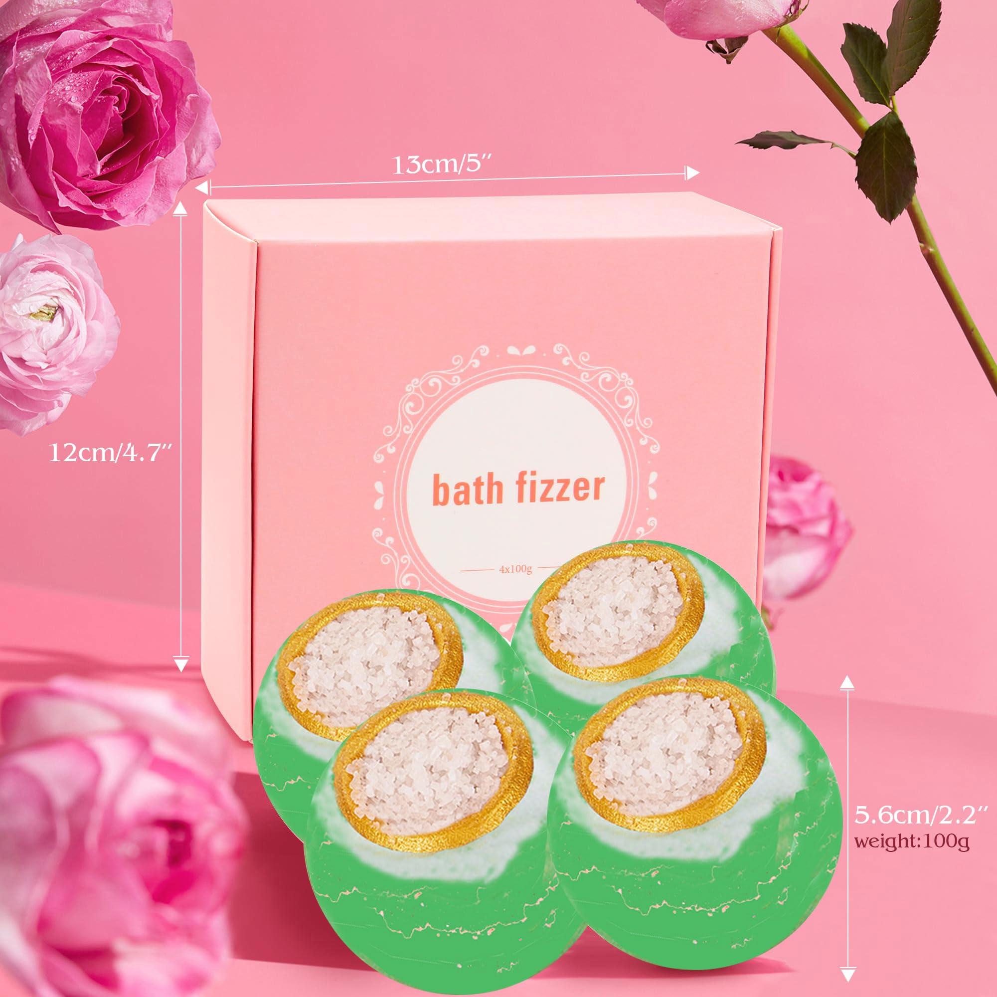 KASTU bath bombs moisturize skin, leaving it soft after a warm soak.