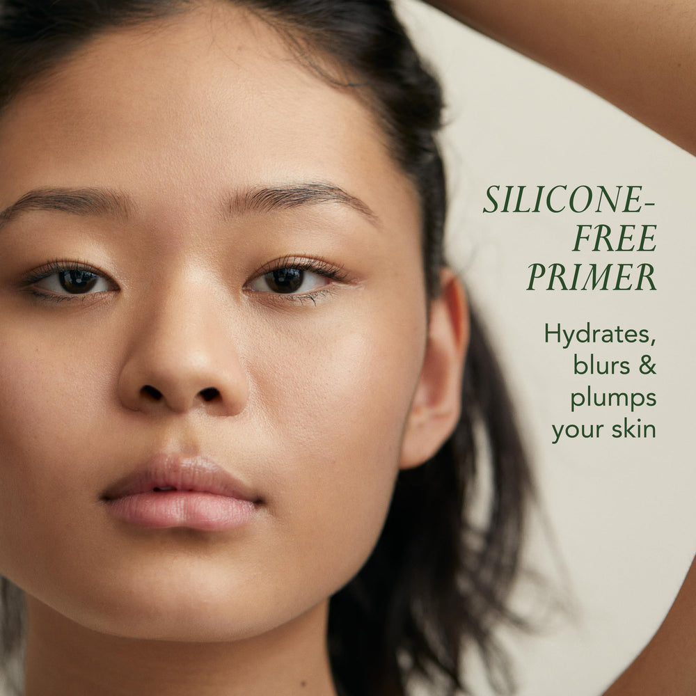 Kat Burki Silk Protein Primer closeup highlighting smooth texture for makeup