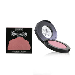 Kat Von D Everlasting Blush Peony swirl showing bold color payoff for statement cheeks.