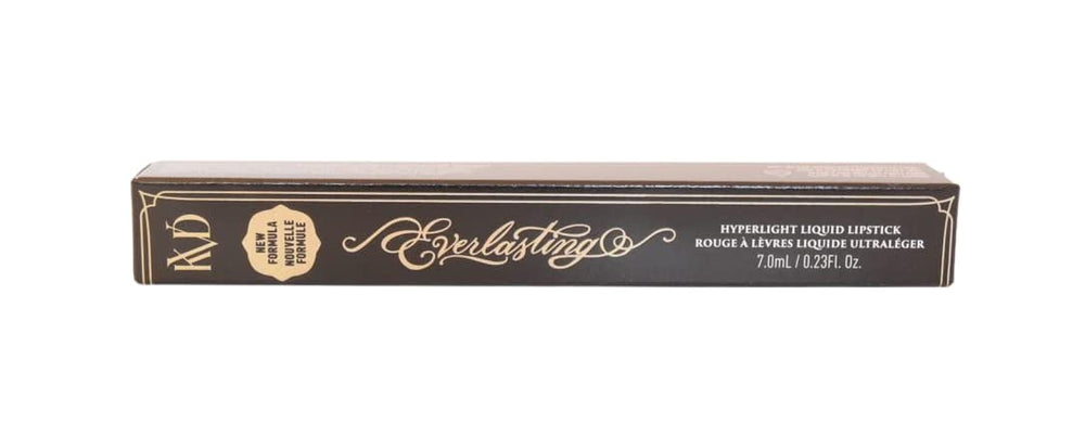 Kat Von D Everlasting Hyperlight Moth Orchid – emballage élégant et produit vegan.