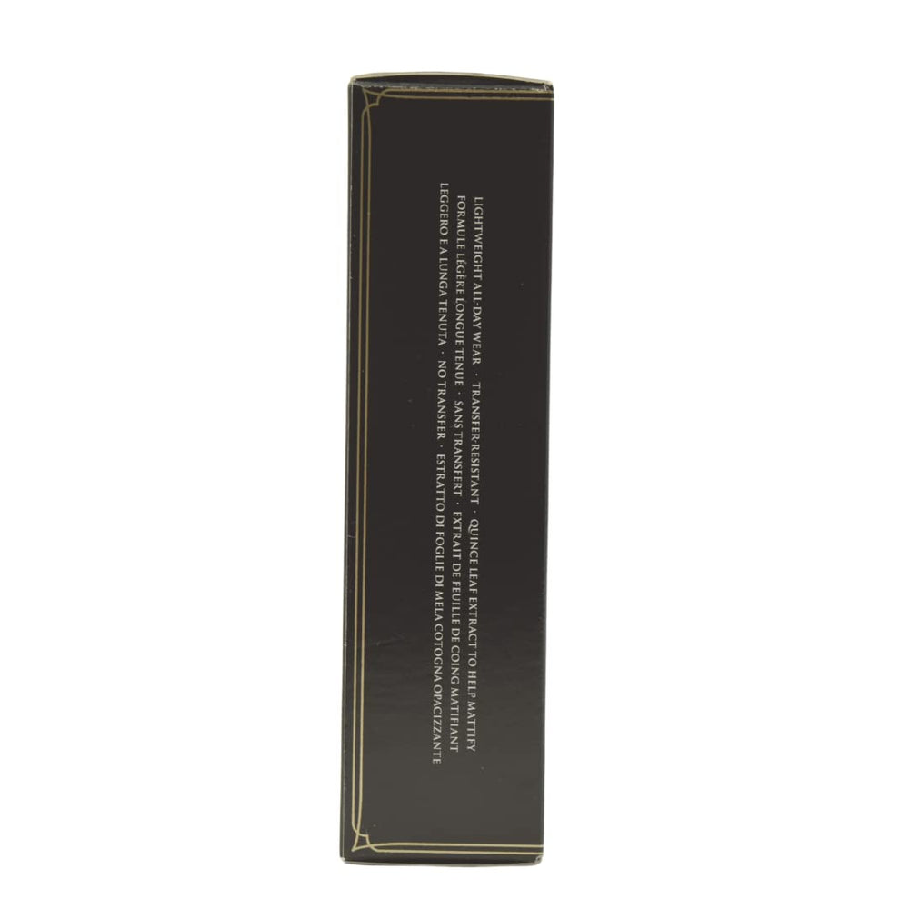 Kat Von D Good Apple Foundation application swatch demonstrates medium shade 054.