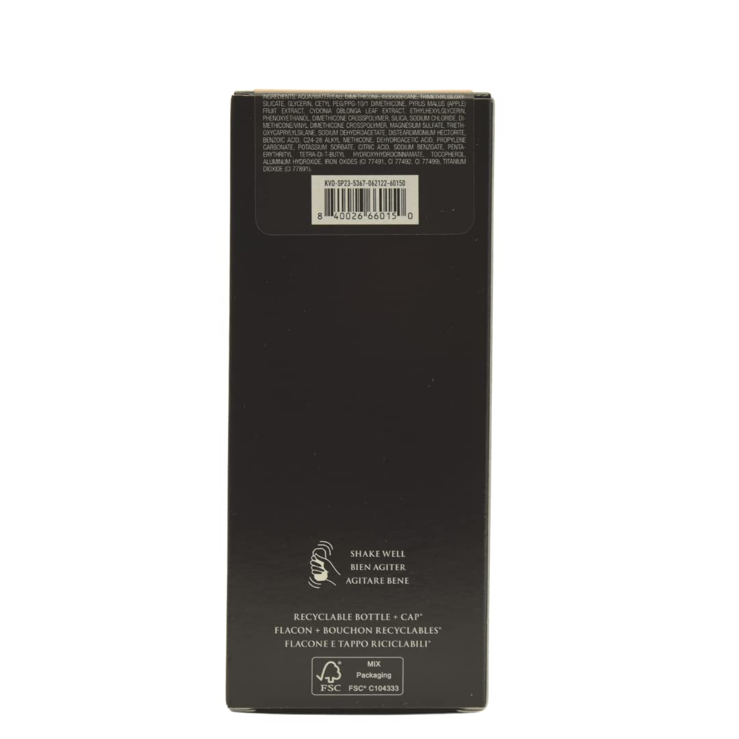 Kat Von D Good Apple Foundation finish on skin with non-greasy feel.