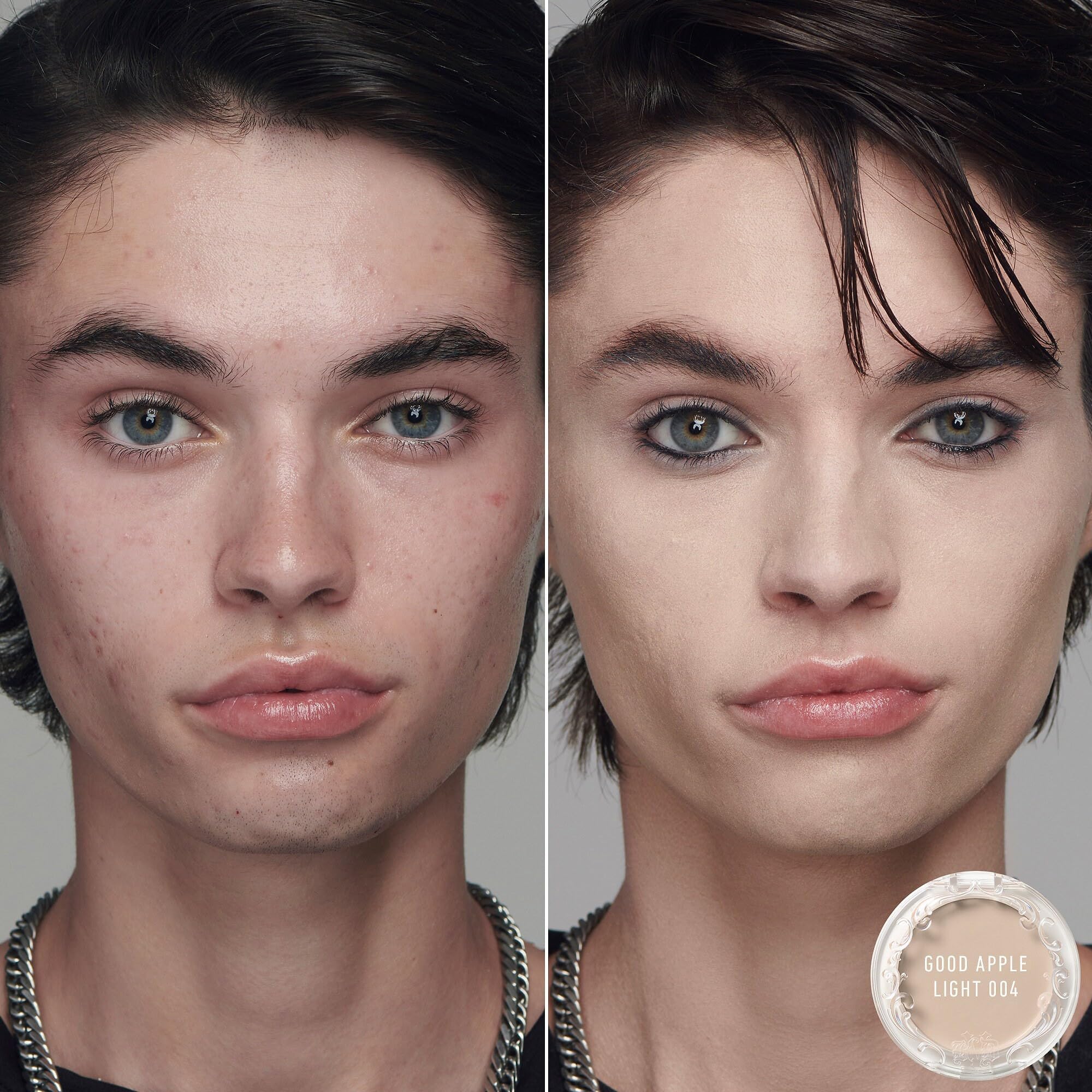 Kat Von D foundation texture closeup highlights creamy, blendable consistency