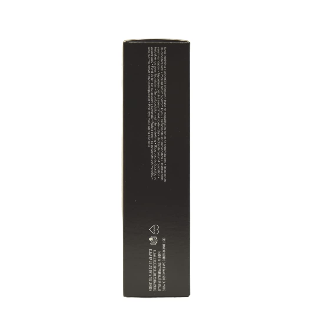 Kat Von D Good Apple Foundation texture close-up shows creamy, lightweight coverage.