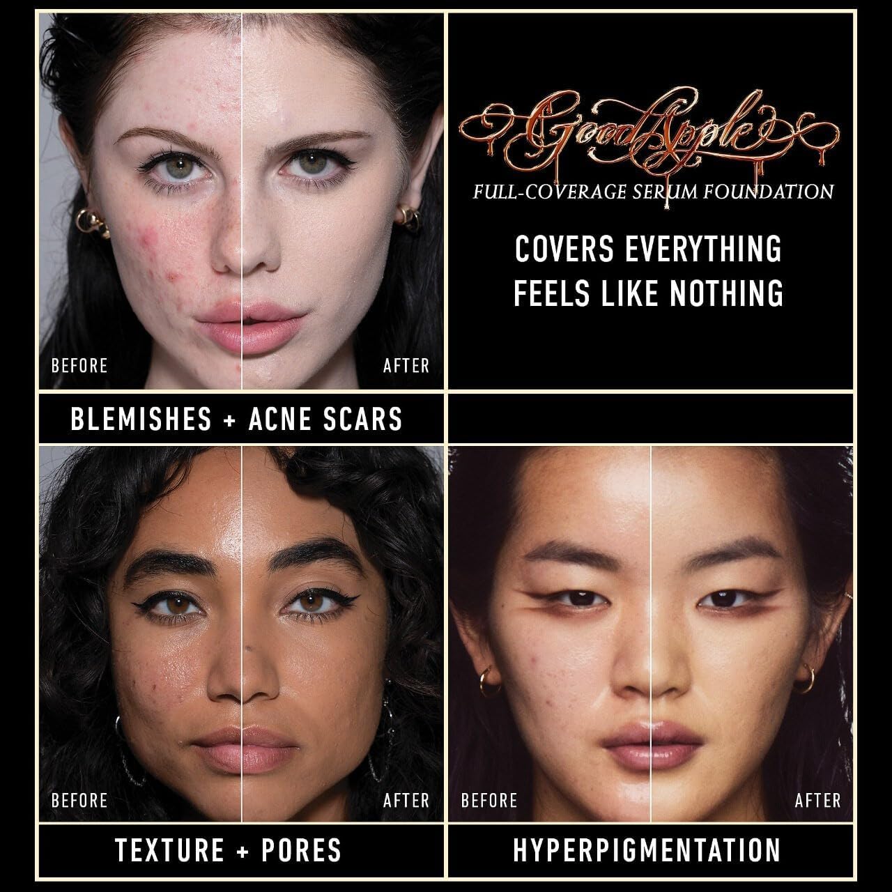Kat Von D Good Apple Tan 074 natural finish look