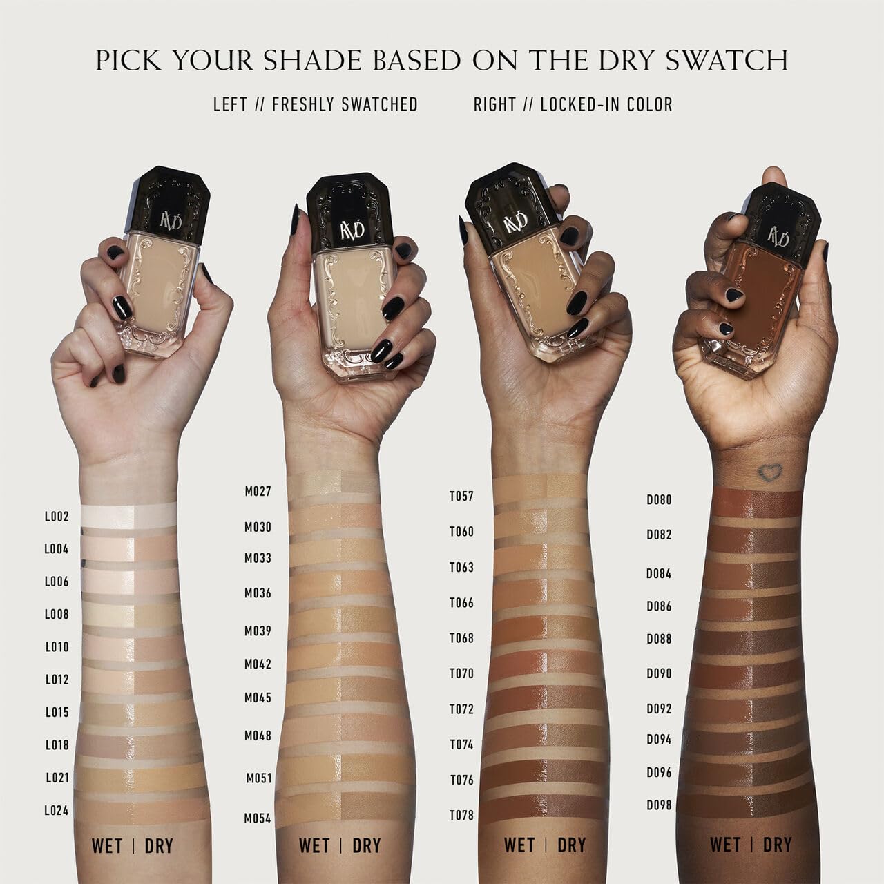 Kat Von D Good Apple texture demonstrates shine control and smooth finish
