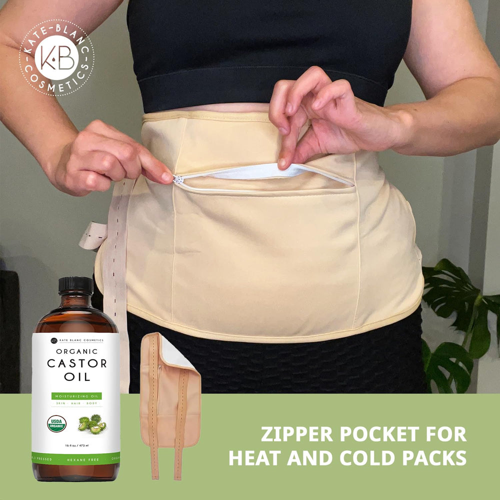 Adjustable plus-size pack wrap ensures comfortable, secure fit during use.