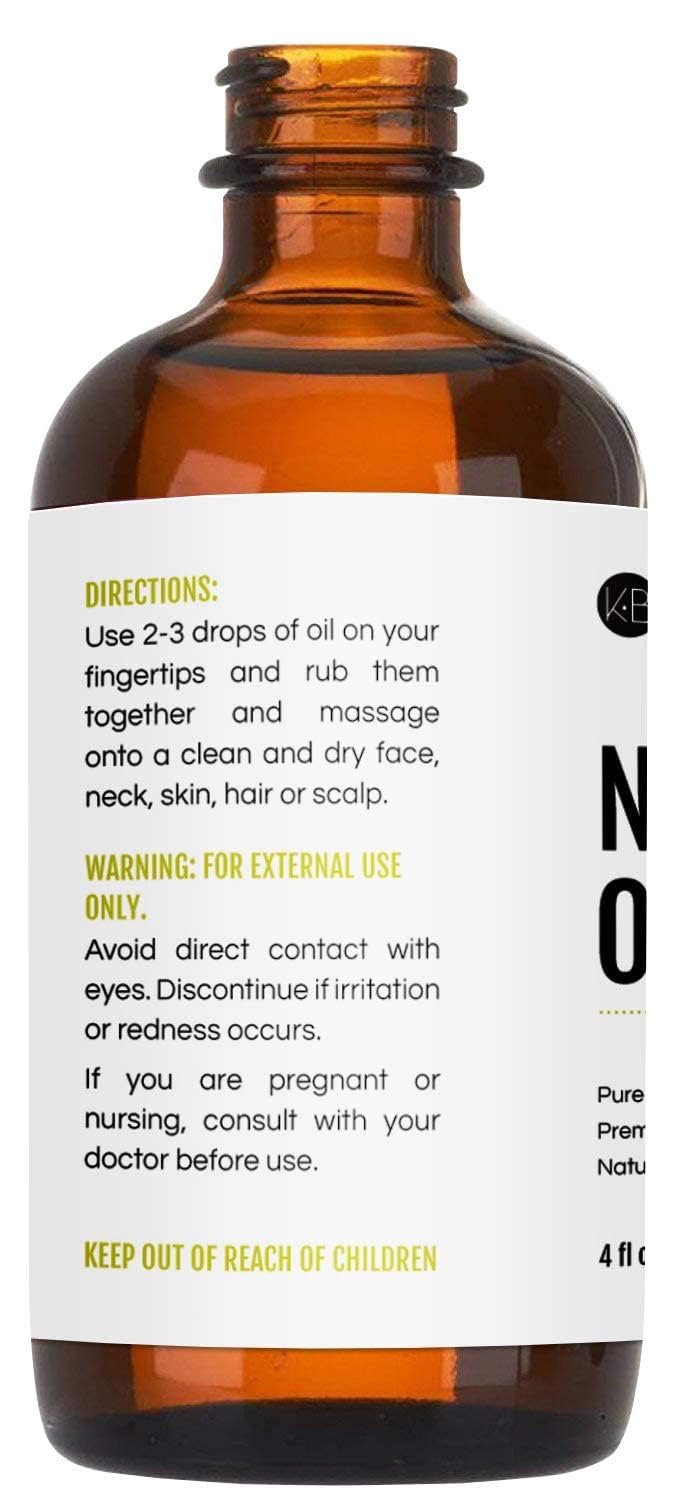 In cold weather, Kate Blanc Neem Oil solidifies and returns to oil at room temperature.