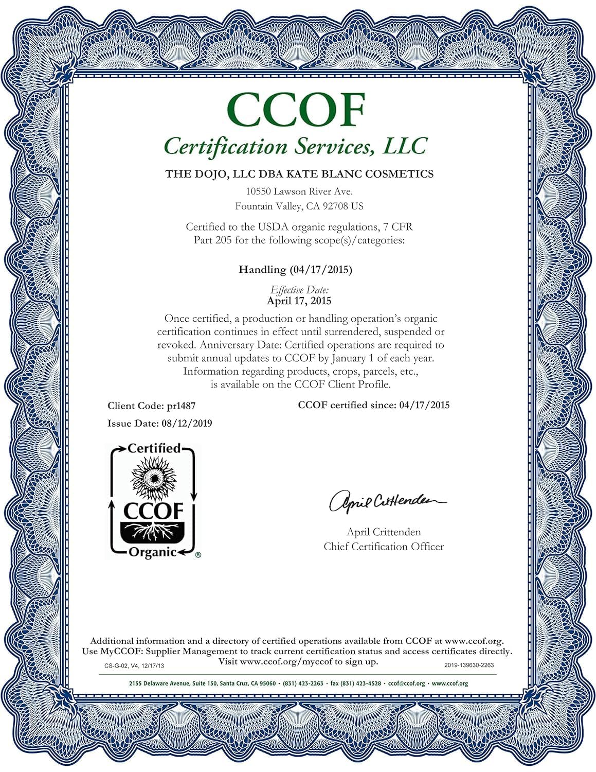 Certified organic Kate Blanc Neem Oil for pure, hexane-free care.