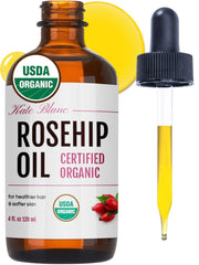 Kate Blanc Rosehip Oil face bottle for quick, non-greasy hydration