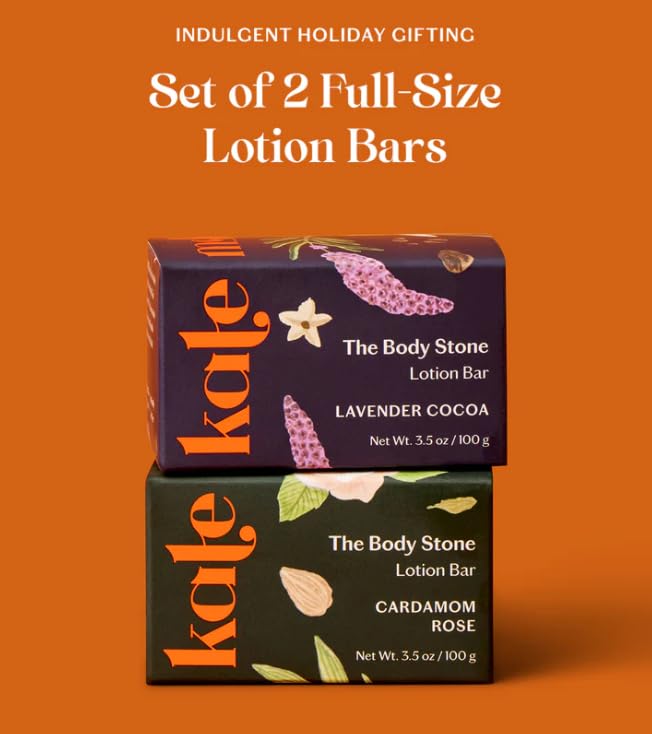Kate McLeod Cardamom Rose Body Stone highlighting warm spice and nourishing moisture