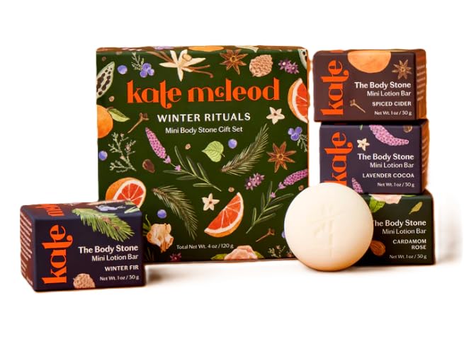 Kate McLeod Lavender Cocoa mini Body Stone for calming hydration and nightly ritual.