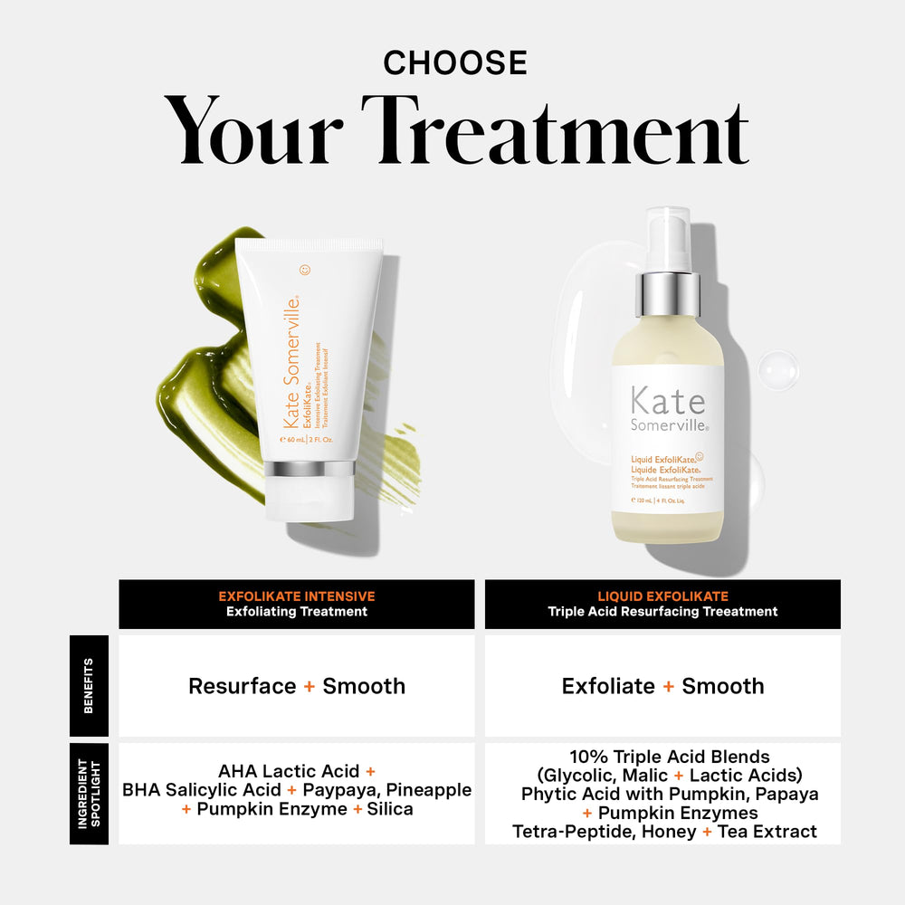 Kate Somerville Exfolikate aloe vera helps calm skin after exfoliation