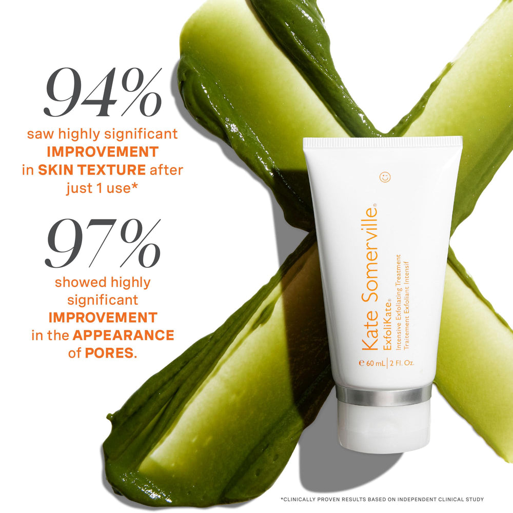 Kate Somerville Exfolikate Intensive close-up shows silica texture