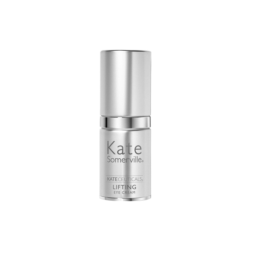 Morning and night use recommended for KateCeuticals lifting eye cream.