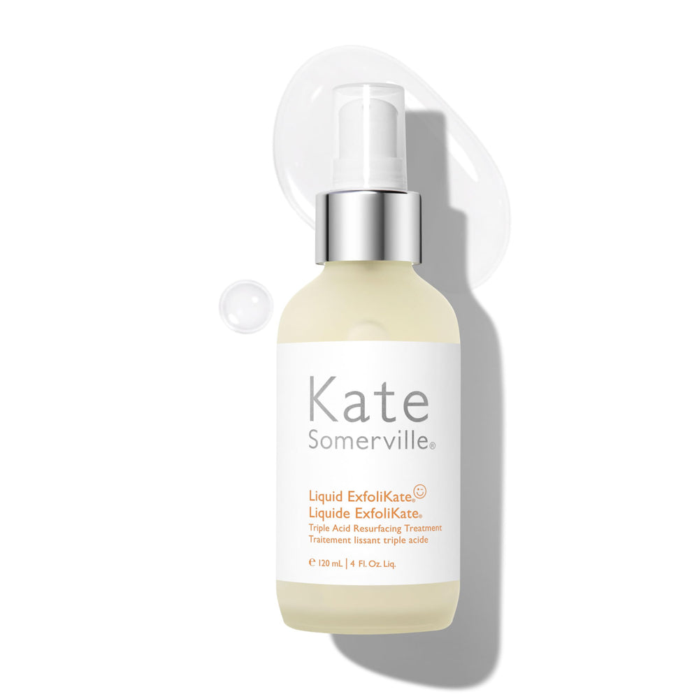 Kate Somerville Liquid ExfoliKate bottle ready for night-time exfoliation and brighter skin.