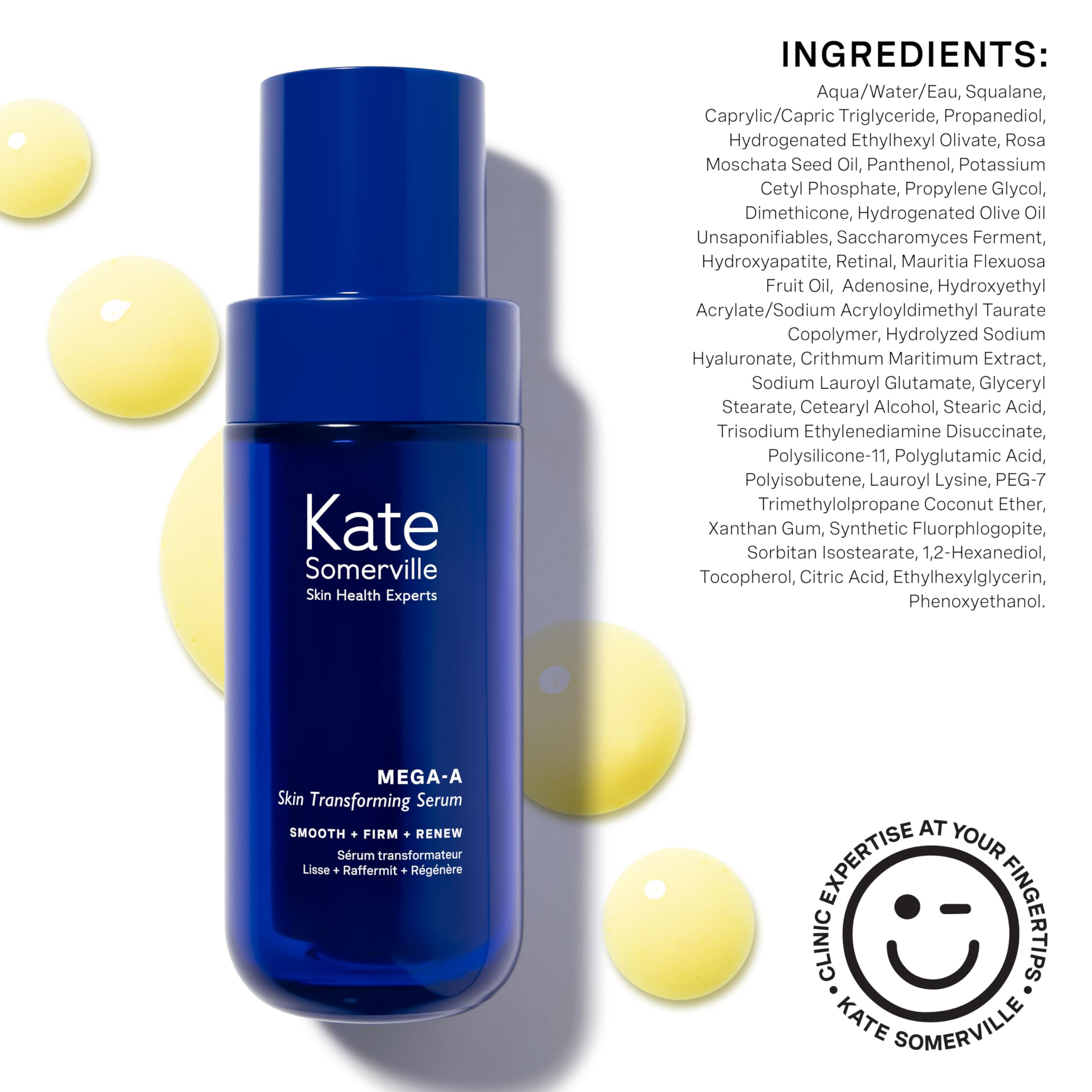 Subtle glow as a result of Mega-A Serum on the skin