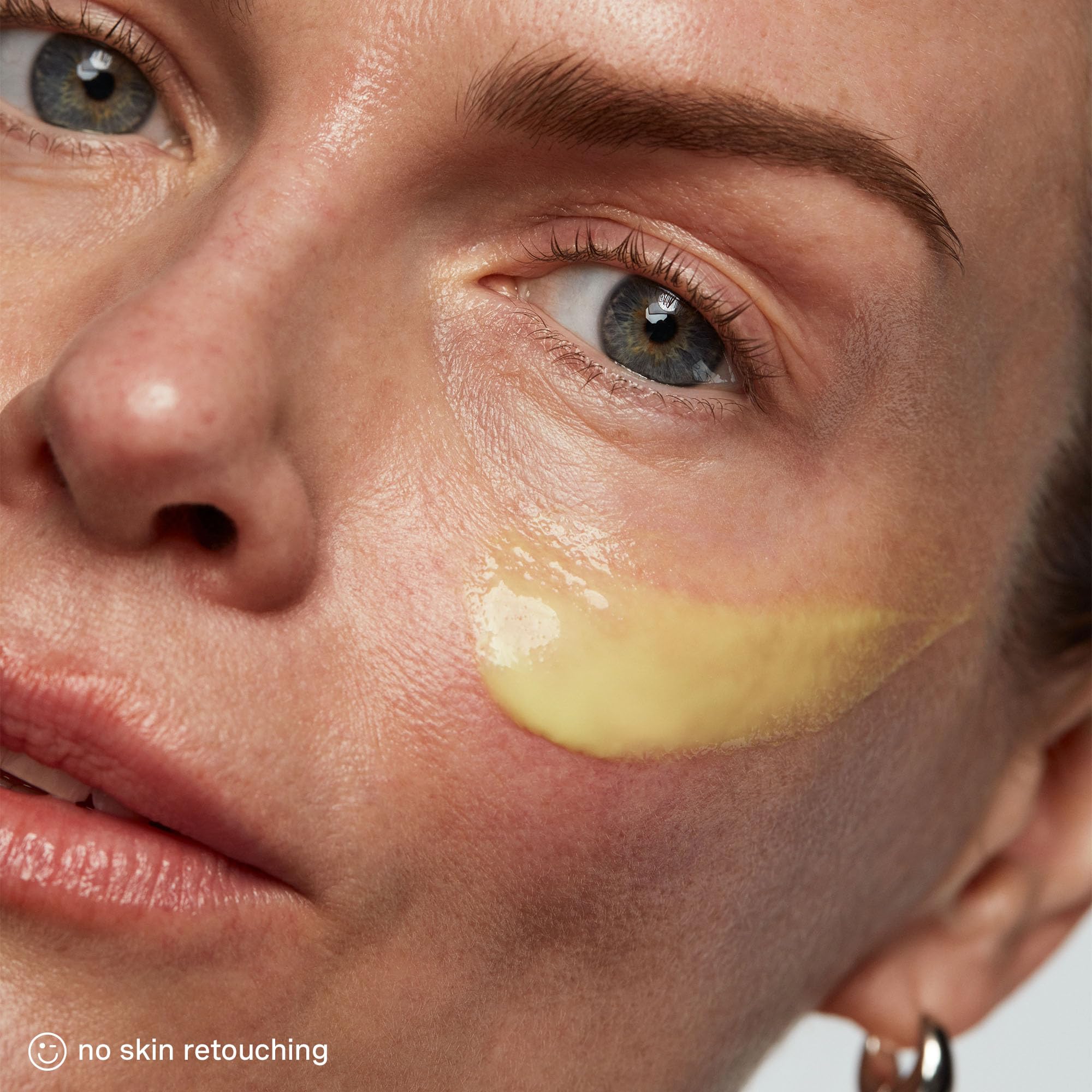 Mega-A Serum applied to neck and décolleté