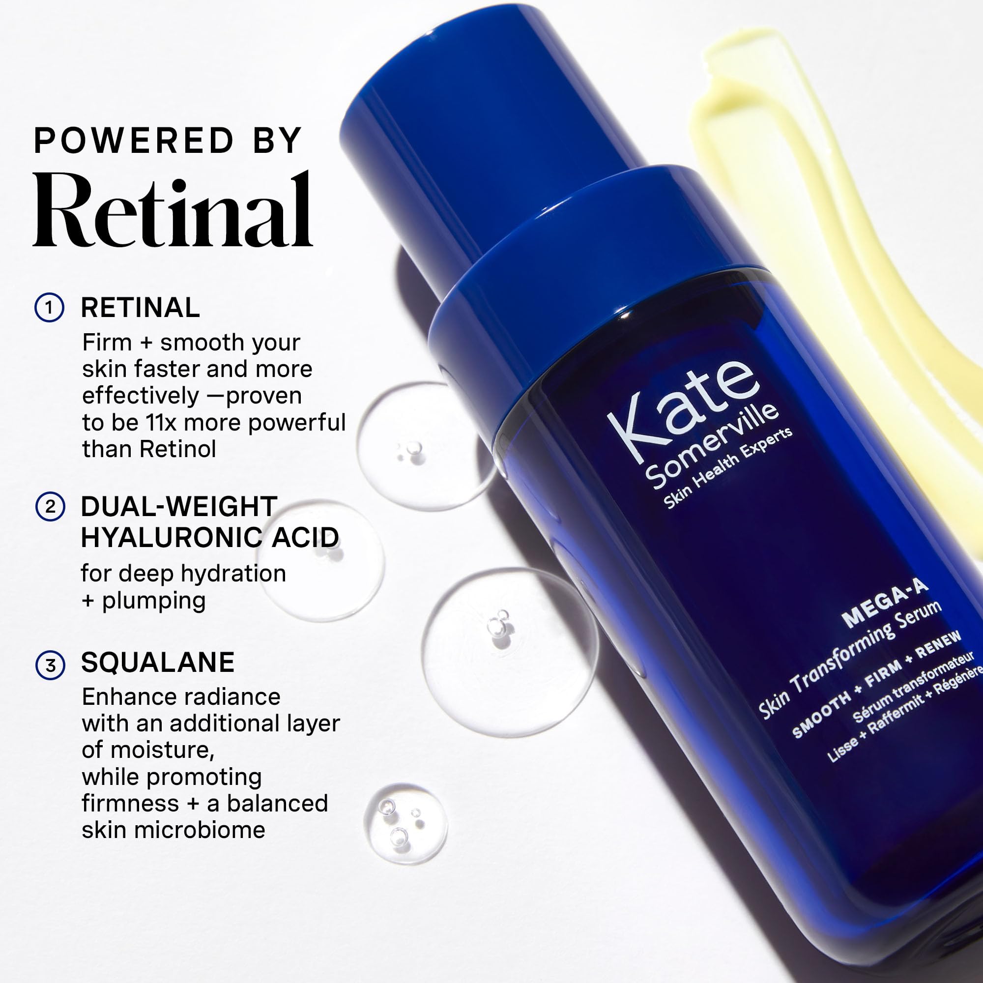 Kate Somerville Mega-A Serum pump demonstrates controlled application
