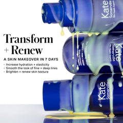 Close-up of Mega-A Serum texture showing silky hydration