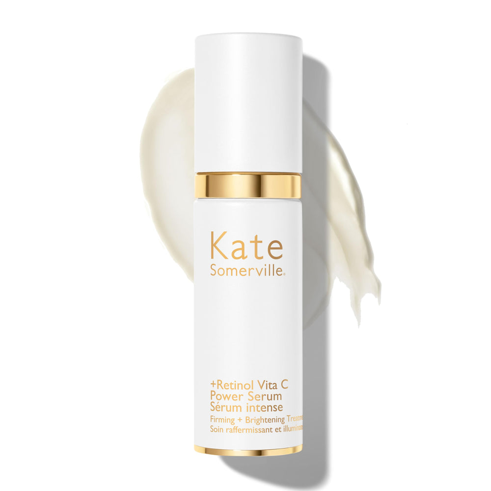 Kate Somerville Retinol Vita C Power Serum bottle for overnight renewal benefits