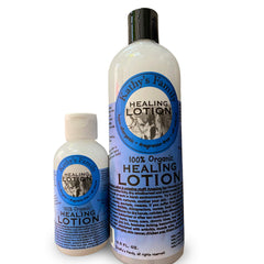 Kathy's Family Healing Lotion bottle for soothing dry skin and daily moisturization