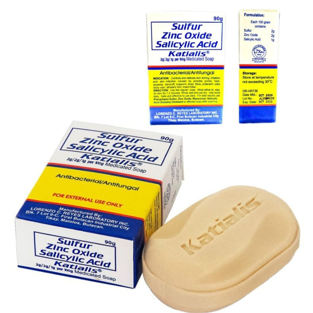Katialis soap closeup showing rich foam for daily skin cleansing.