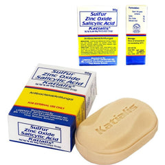 Katialis soap closeup showing rich foam for daily skin cleansing.