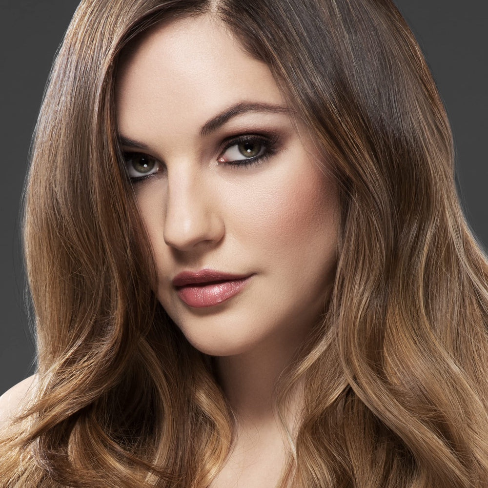 Kativa Collagen Line hair close-up showing improved elasticity.