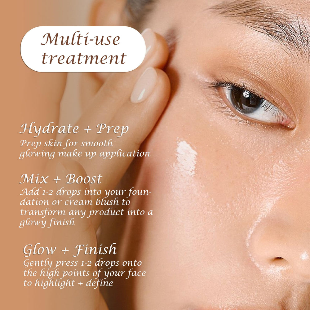 Katz Beauty Central Miracle Oil absorbs with a non-greasy finish.