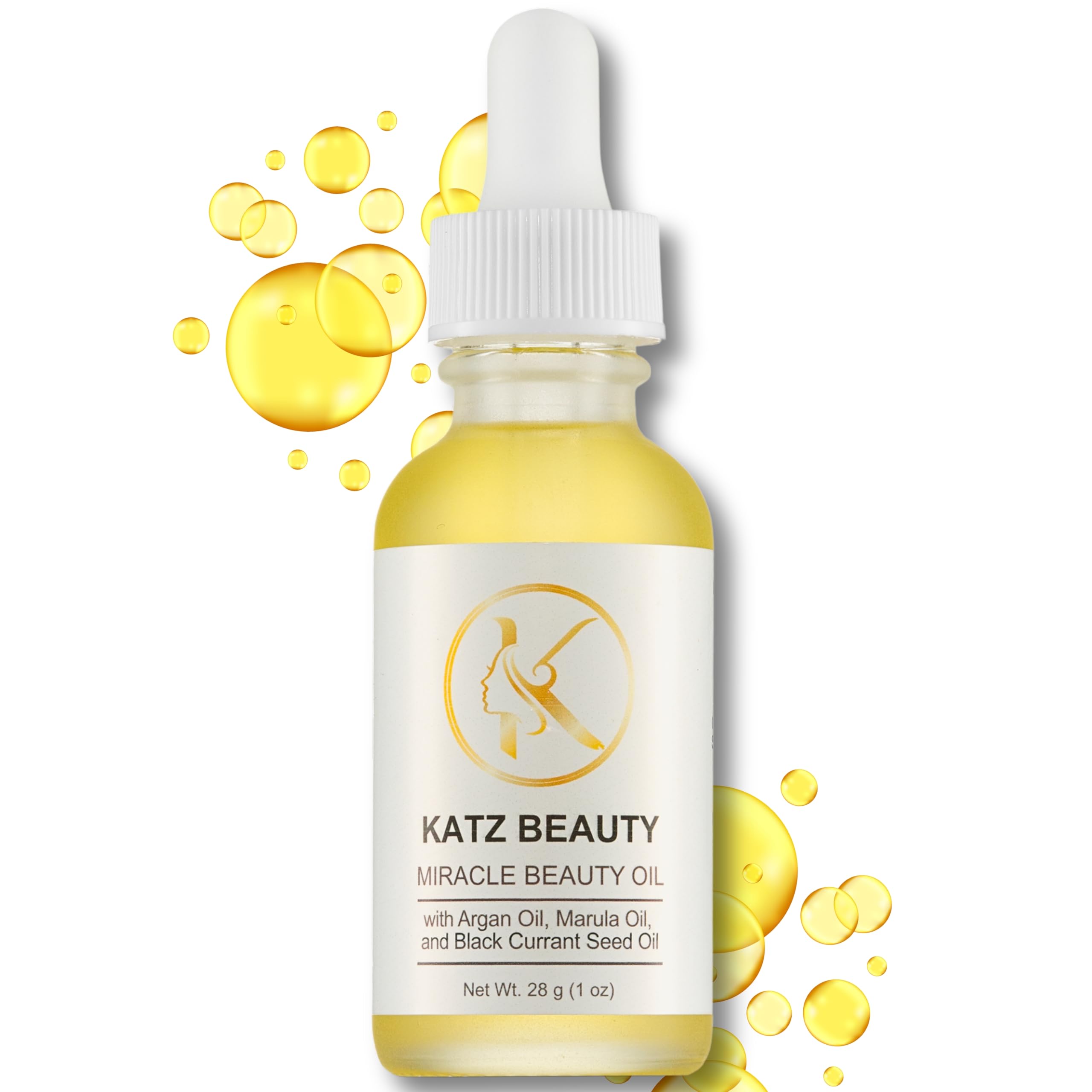 Katz Beauty Central Miracle Oil bottle for daily hydration and a radiant glow.
