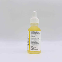 Katz Beauty Miracle Oil close-up on cheek reveals subtle radiance and youthful glow