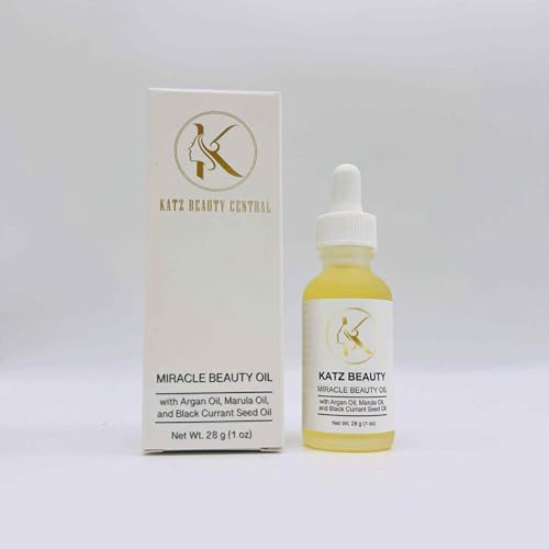 Katz Beauty Miracle Oil texture on skin shows fast absorption with no greasy residue