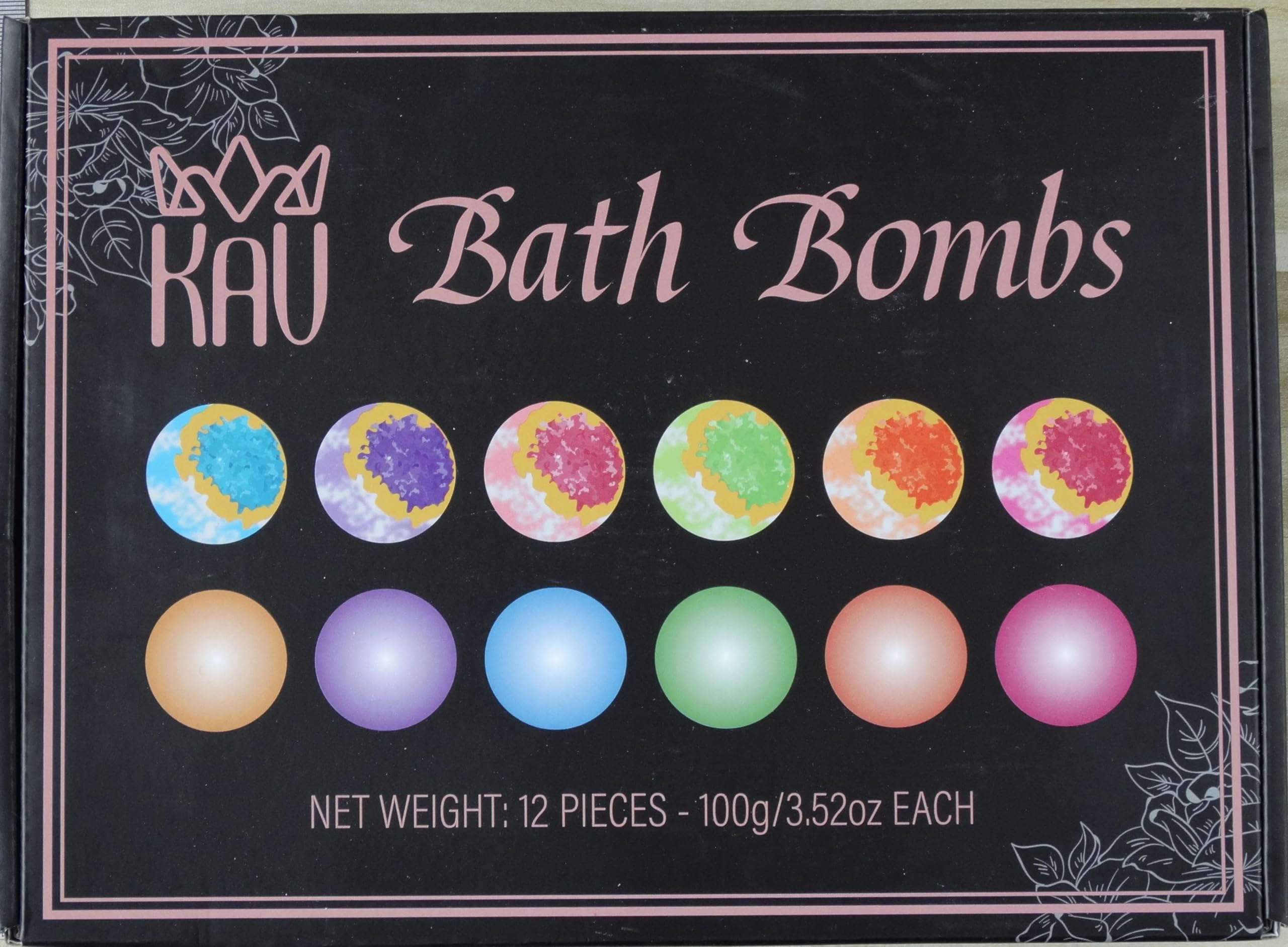 KAV geode bathbomb peppermint scent for cooling sensation.