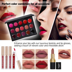 KAVCENT lipstick palette offers diverse shades for lip looks.