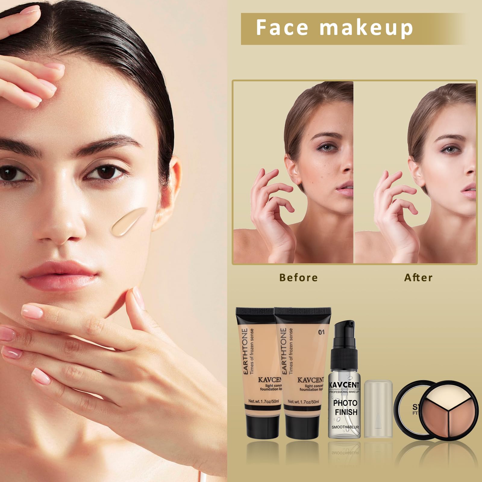 KAVCENT teens concealer brightens under-eye areas and hides imperfections